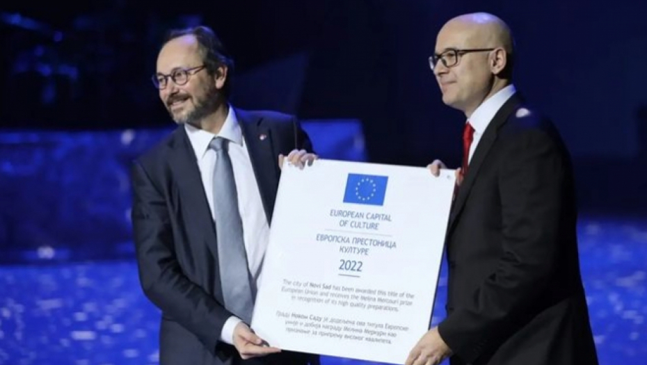 Novi Sad proglašen Evropskom prestonicom kulture na ceremoniji u Srpskom narodnom pozorištu (FOTO)