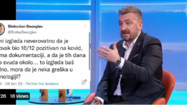 SLOBODAN GEORGIEV PROMENIO PLOČU Šolakov direktor pokušava da pridobije simpatije gledalaca, do juče napadao Đokovića, a sada ga brani!