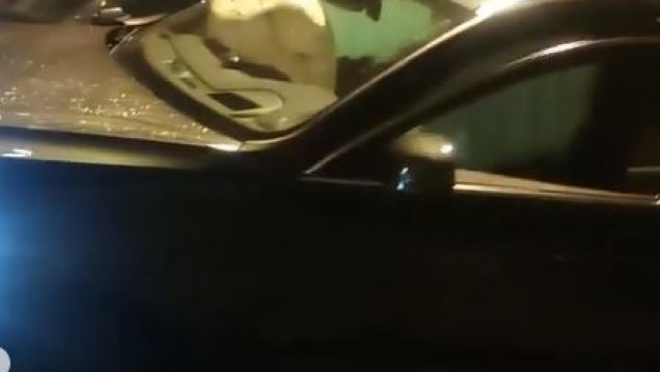 UŽASNE SCENE Isplivali jezivi snimci divljanja džipom, oštećene desetine automobila kod Slavije (VIDEO)
