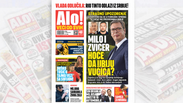 STRAŠNO UPOZORENJE Milo i Zvicer hoće da ubiju Vučića?