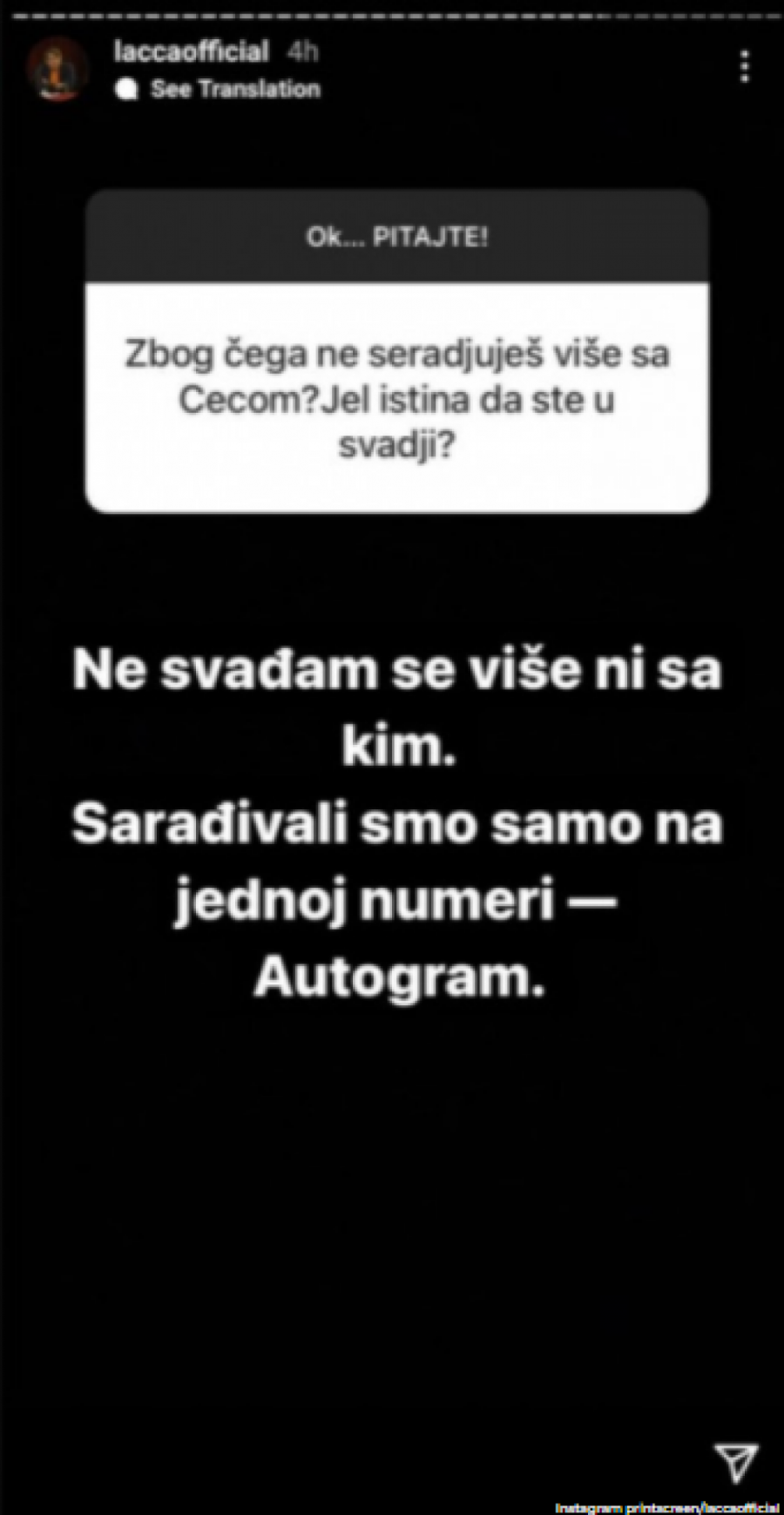 OVO SU SVI ČEKALI! Milan Laća Radulović otkrio da li je u svađi sa Cecom! (FOTO)