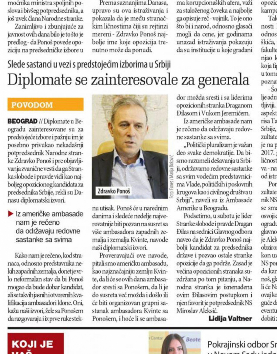 SRBIJO, BUDI OPREZNA Đilas više i ne krije čiji kandidat je Zdravko Ponoš!