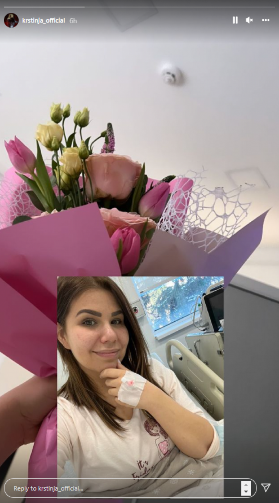 OGLASILA SE KRSTINJA NAKON OPERACIJE! Pevačica objavila prvu fotografiju i otkrila kako se sada oseća! (FOTO)