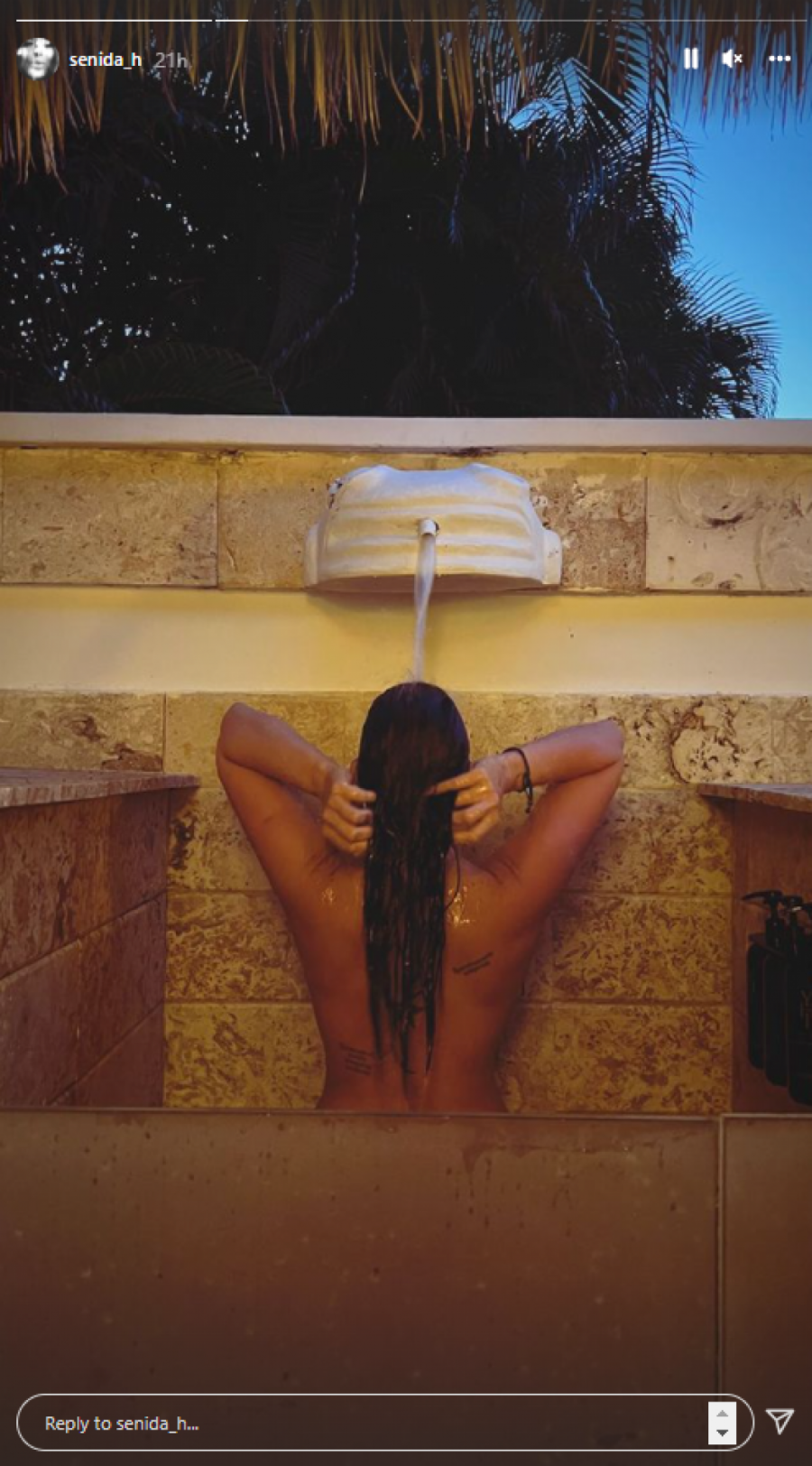 PEVAČICA POZIRALA GOLA! Senidah zapalila društvene mreže vrelom fotkom, pa pokazala i skrivene tetovaže! (FOTO)