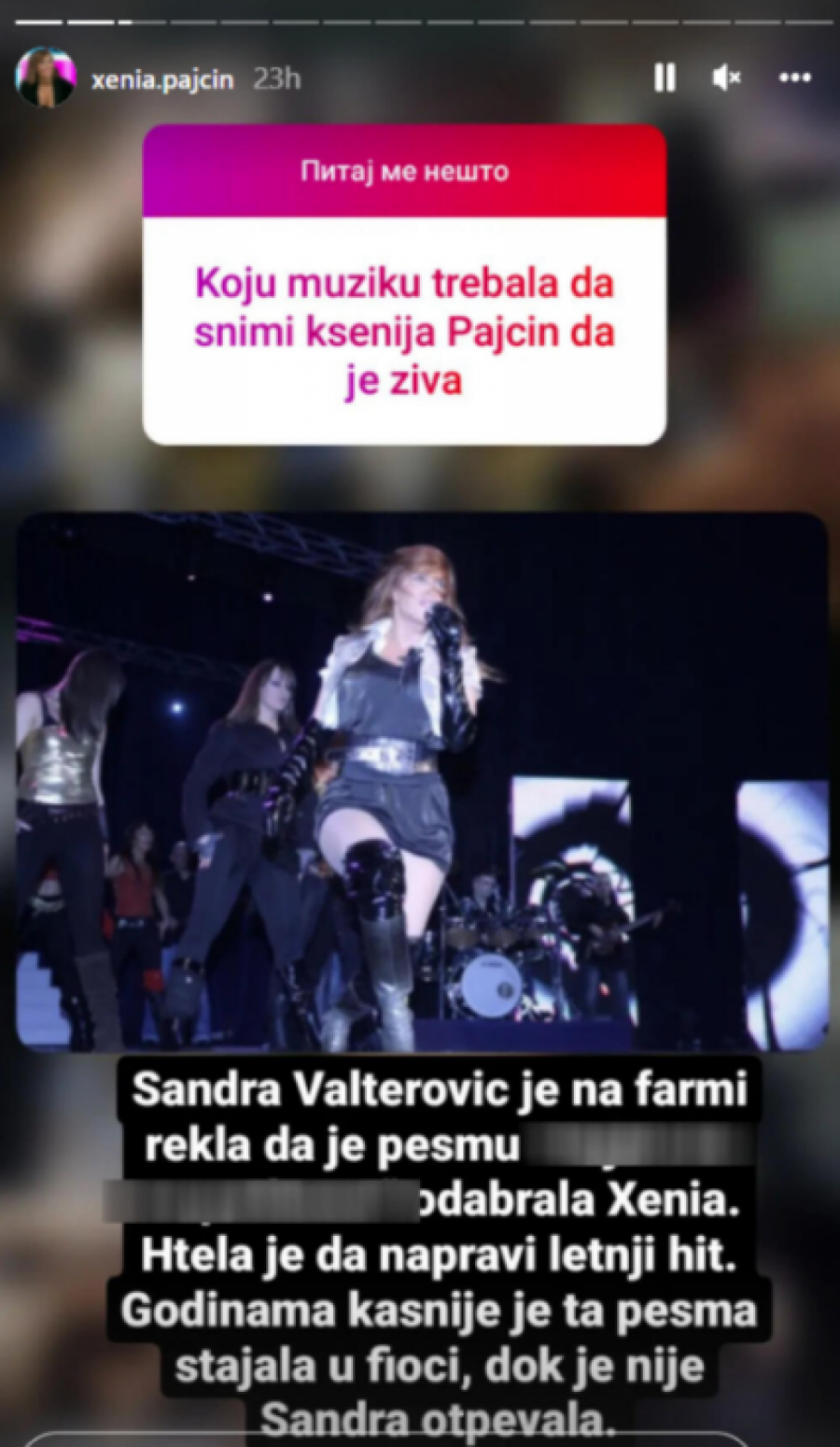 OTKRIVENA TAJNA O KSENIJI PAJČIN! Ovo je trebala da uradi pevačica pre nego što je tragično nastradala