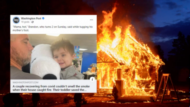 "MAMA, VRUĆE" Porodica iz Teksasa izgubila je svu svoju imovinu u požaru, preživeli su jer ih je spasio dvogodišnji heroj