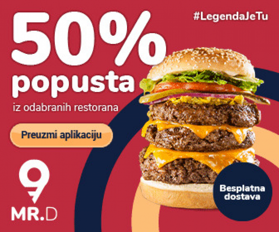 Mister D časti – 50% na odabrane restorane