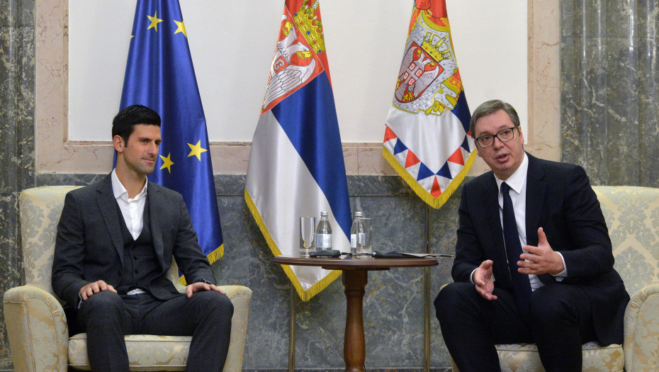 PREDSEDNIK SRBIJE SE SASTAO SA ĐOKOVIĆEM! Aleksandar Vučić dočekao Novaka, pa poručio: Hvala što volite našu zemlju! (VIDEO/FOTO)