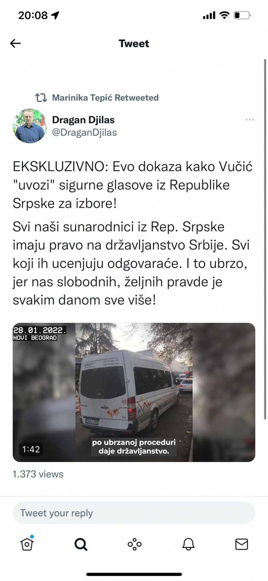 Kakav blam Dragana Đilasa i Marinike Tepić, poznate po tome da Republiku Srpsku želi da proglasi za genocidnu tvorevinu!
