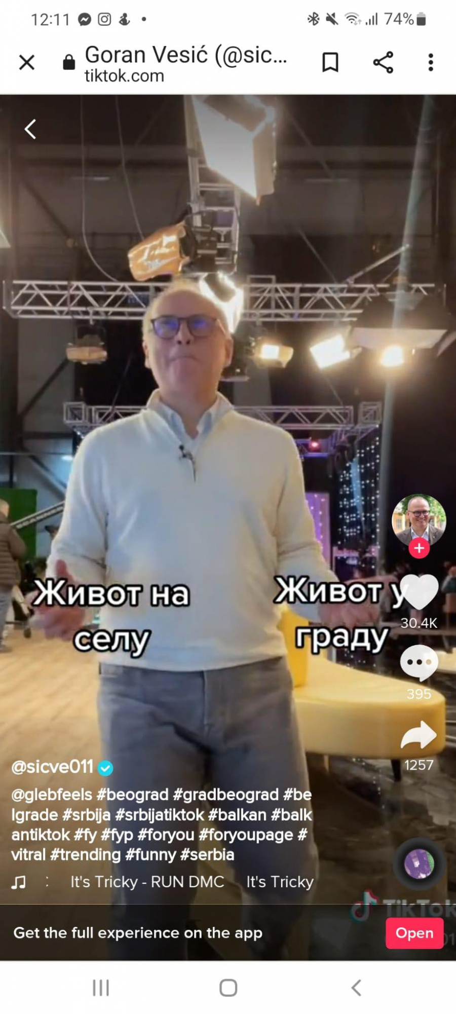 POSLEDNJI VIDEO ODUŠEVIO SVE: Vesić među 50 najuticajnijih tiktokera u regionu! (FOTO)