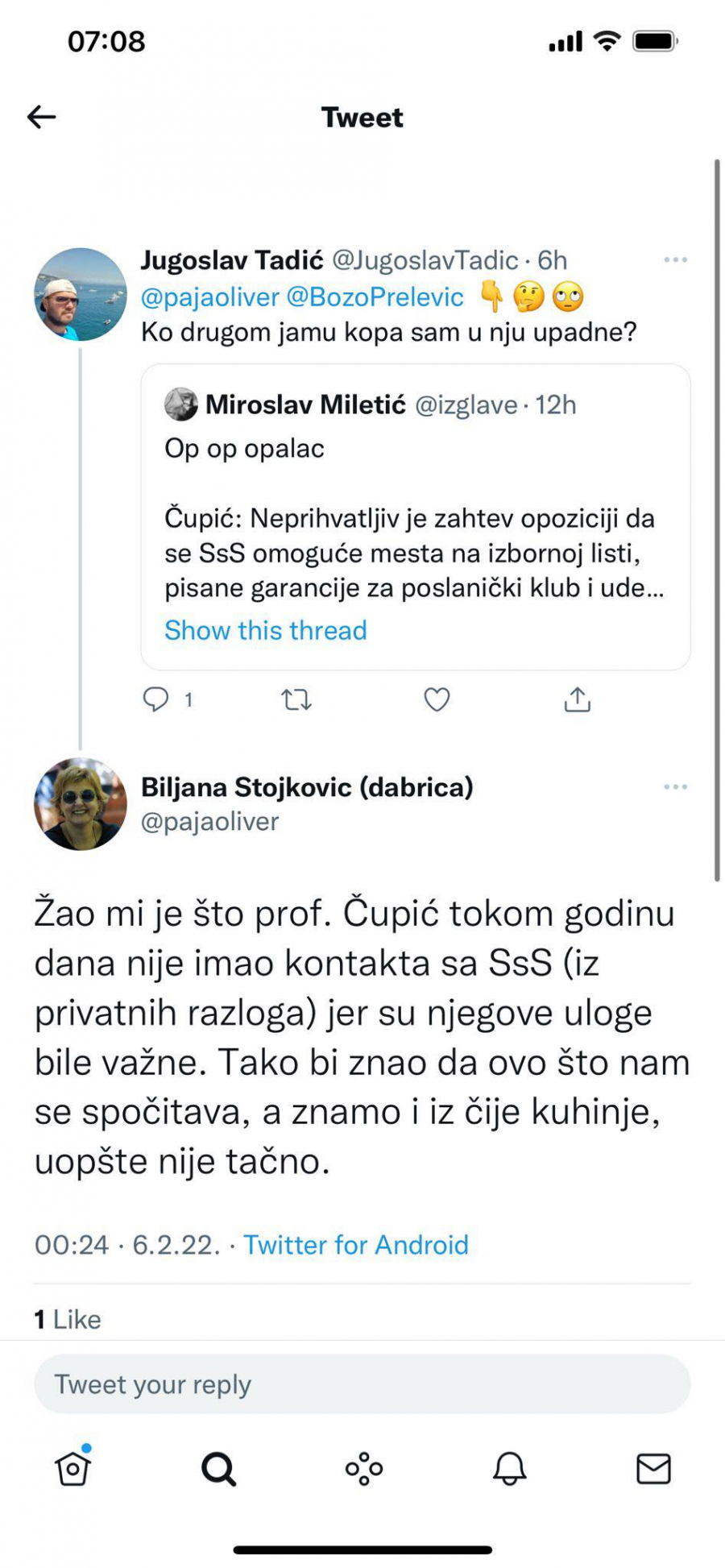 TOTALNI RAT Biljana Stojković udarila na Čupića i Teodorovića: Nije nama do Đilasovih fotelja, znamo iz čije kuhinje su potekle ovakve priče! (FOTO)