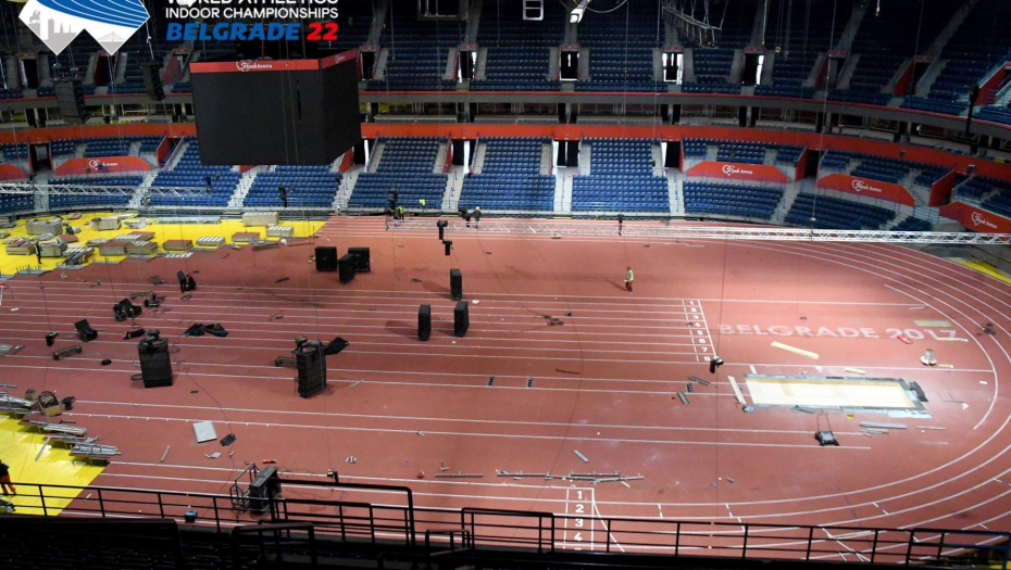 GORAN VESIĆ JUTROS OBRADOVAO GRAĐANE: U Štark Areni od 18.-20. marta takmičenje najboljih svetskih atletičara (FOTO)