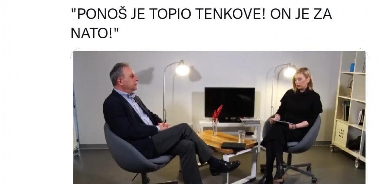 ODAO GA STRANAČKI KOLEGA, RAZMONTIRAO GA NA SITNE DELOVE! Đilasov kandidat za predsednika Zdravko Ponoš definitivno radio za NATO! (VIDEO)