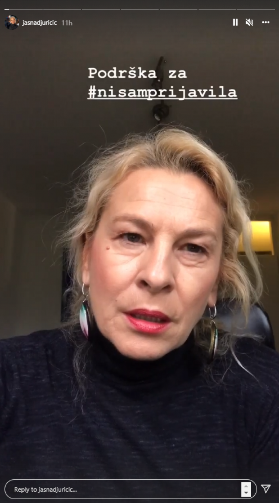 SRAMOTA ME JE I MUČNO MI JE SVE OVO! Glumica Jasna Đuričić javno podržala sve žene koje su pretrpele nasilje! (FOTO)