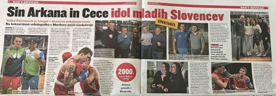 VELIKA ČAST ZA SRPSKOG BOKSERA! Hvalospevi Slovenaca na račun Ražnatovića!