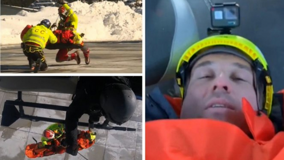 DRAMA! MLADEN MIJATOVIĆ ZAVRŠIO NA NOSILIMA! Helikopterom transportovan za Beograd! (FOTO)