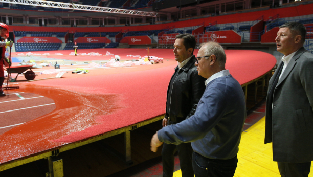 SRBIJA JE SPREMNA ZA NOVI SPEKTAKL! Jevrosimović i Vesić obišli radove, promovisana i himna Svetskog prvenstva u atletici!