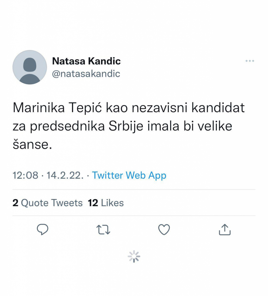IZBORI 2022. Nataša Kandić i zvanično podržala Mariniku Tepić!