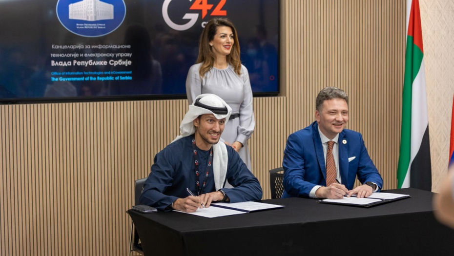 SIGURNIM KORAKOM U BUDUĆNOST Kompanija G42 Cloud i Vlada Republike Srbije potpisali Memorandum o razumevanju (FOTO)