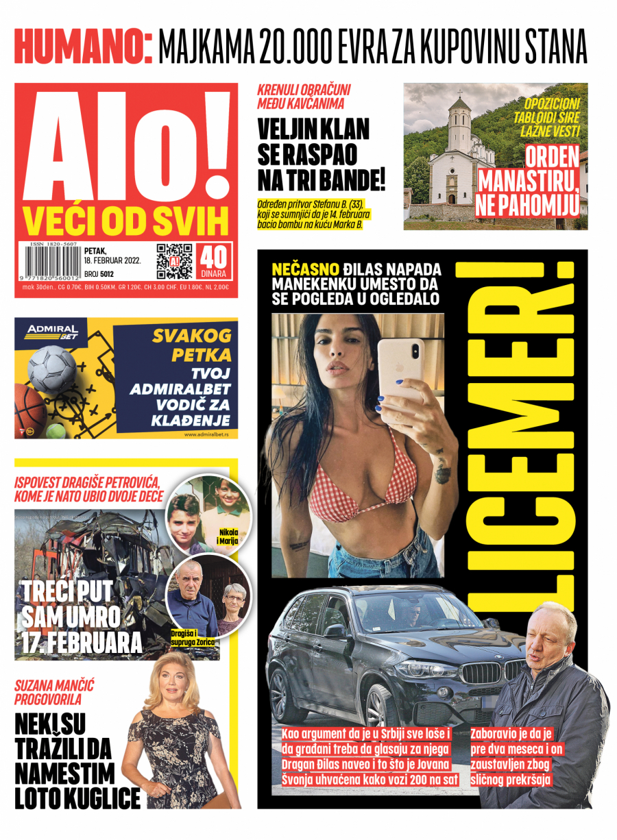 NEČASNO! Đilas napada manekenku umesto da se pogleda u ogledalo