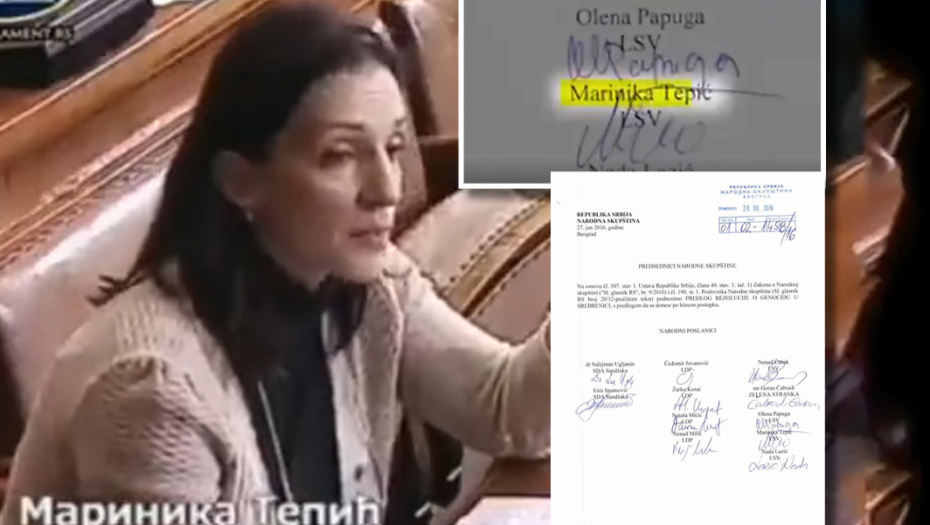 ISPRAVKA Marinika nije usred Skupštine urlala da su Srbi počinili genocid u Srebrenici (VIDEO)