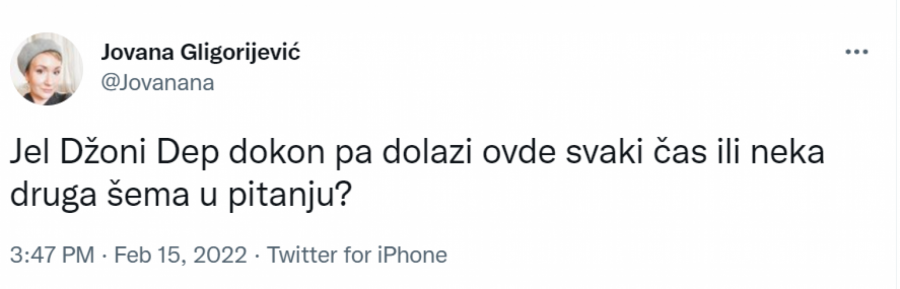 ŠTA ĆE DŽONI DEP U SRBIJI?! Đilasova Tviter brigada nastavlja rat protiv svoje države