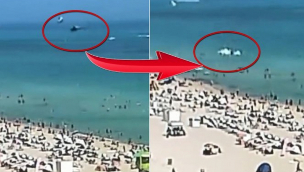 HELIKOPTER SE SRUŠIO MEĐU KUPAČE, STRADAO POLICAJAC Drama se odigrala na plaži u Majami Biču (VIDEO)