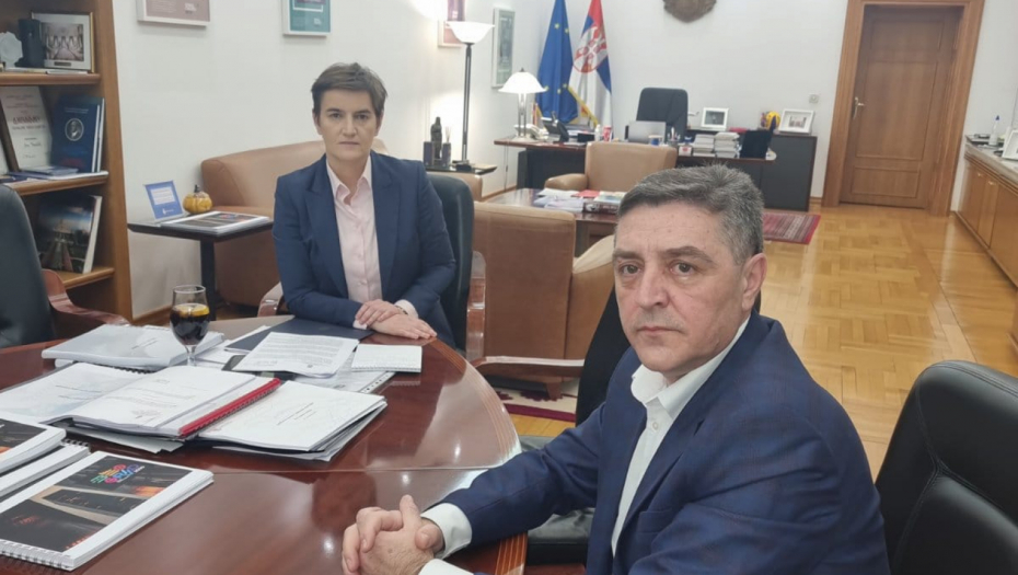 PRIČALO SE O BROJNIM TEMAMA Adamović ugostio Anu Brnabić, slede nova ulaganja u Barajevo