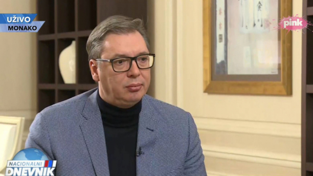 VUČIĆ PORUČIO IZ MONAKA Srbija je snažno opredeljena za mir