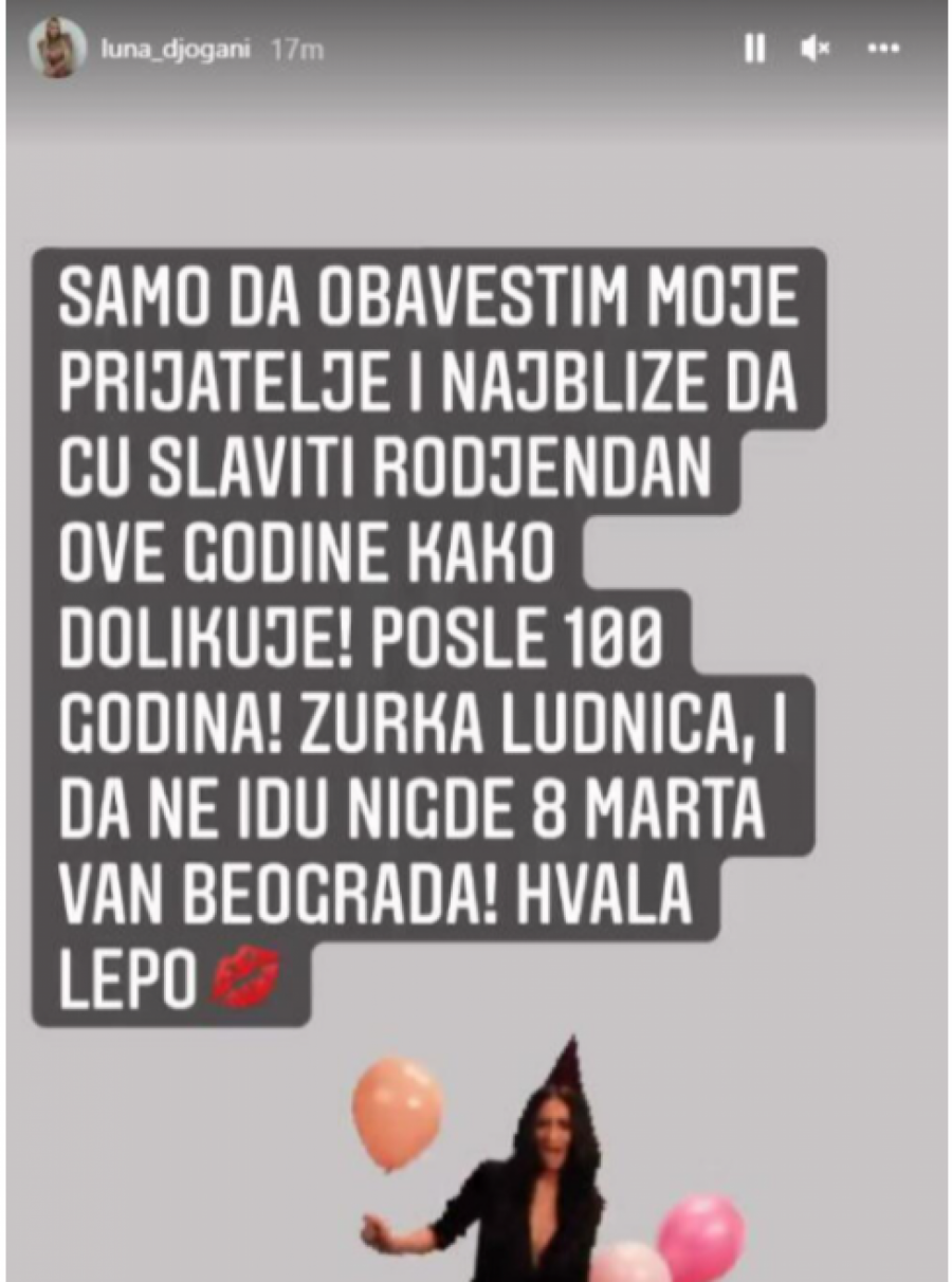 LUNA ĐOGANI PLANIRA GALA PROSLAVU! Pevačica se oglasila i javno poručila koji je povod slavlja!