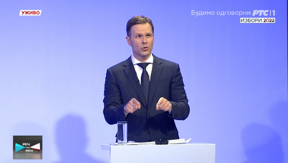 SINIŠA MALI U EMISIJI "REČ NA REČ" Srbija ima najveći rast u Evropi, prosečna plata biće 1000 evra do kraja sledećeg mandata