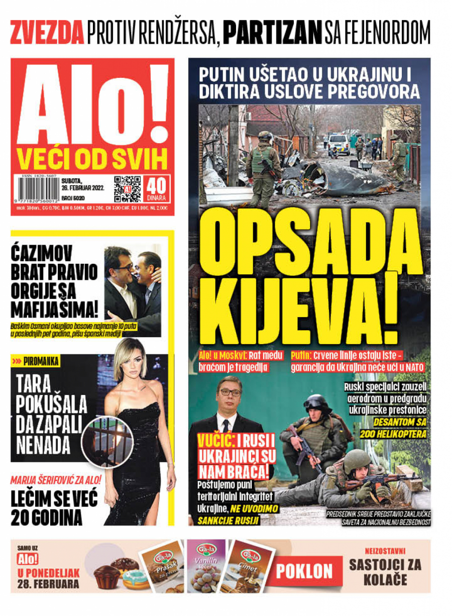 OPSADA KIJEVA! Putin ušetao u Ukrajinu i diktira uslove pregovora