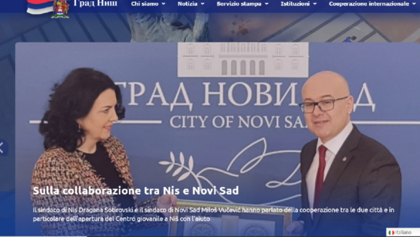 MODERNIZOVALI SE Novi sajt grada Niša čita se na 10 jezika