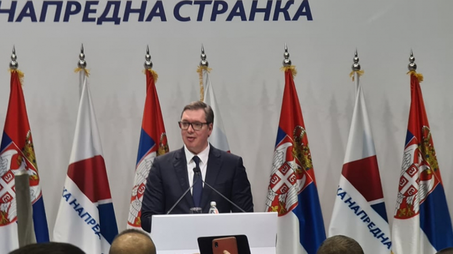 VELIKI MITING U LESKOVCU Vučić: Izbori su važni jer će odlučiti kojim putem će ići Srbija (FOTO/VIDEO)