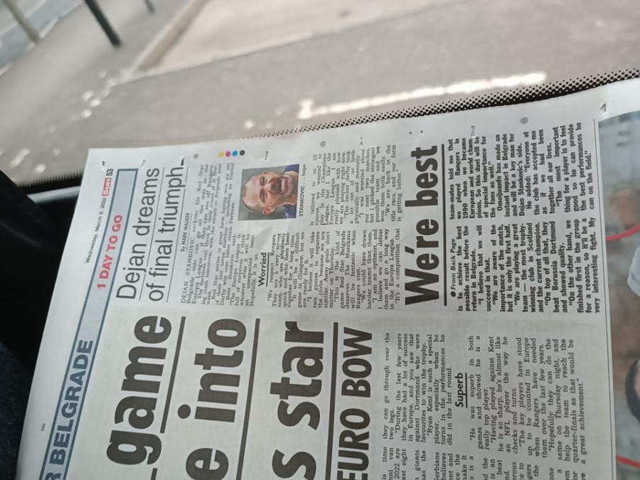 ŠKOTI VERUJU U TRIJUMF RENDŽERSA! Toliko godina je prošlo, a oni se još uvek sećaju Zvezdinog tragičara, pominju i Dekija! (FOTO)