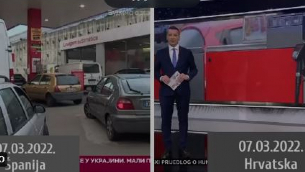 ONO KAD PRETERATE SA KRITIKAMA... Nova S ispala smešna, kritikuje stanje kod nas, a u Hrvatskoj i Španiji kolone, čeka se na gorivo skuplje nego u Srbiji! (VIDEO)
