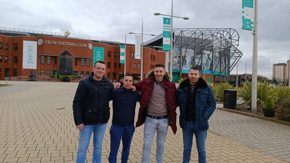 IZ NEMAČKE DOPUTOVALI ZA GLAZGOV! Navijači Crvene zvezde za "Alo.rs" izneli utiske pred meč! (VIDEO)