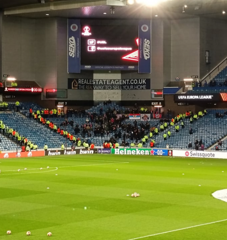 MALEROZNA ZVEZDA UBEDLJIVO PORAŽENA U GLAZGOVU! Crveno-belima poništena tri gola, Katai promašio penal, Rendžers na 