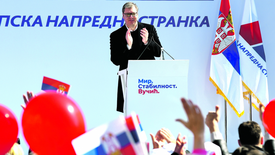 MIR. STABILNOST. TREĆI APRIL. Glasajte za nove investicije i radna mesta. Za puteve, pruge i letove budućnosti