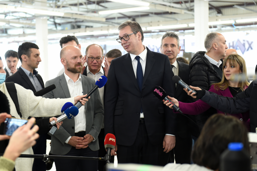 PREDSEDNIK VUČIĆ U VRANJU Lepo je kada vam dođe Nemac ovde! U Teklasu će biti zaposleno oko 1.500 ljudi (FOTO/VIDEO)