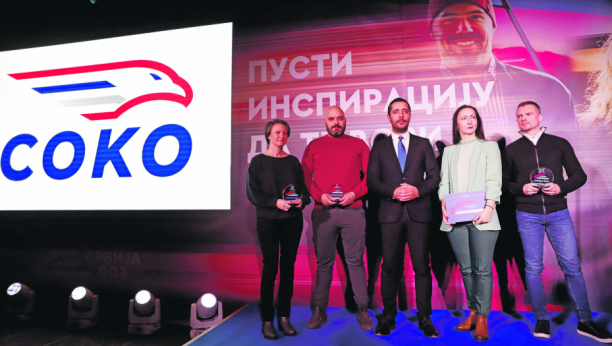 Soko je simbol novog brzog voza! Pustili inspiraciju da ih vozi, pa napravili najbolji logotip u Srbiji
