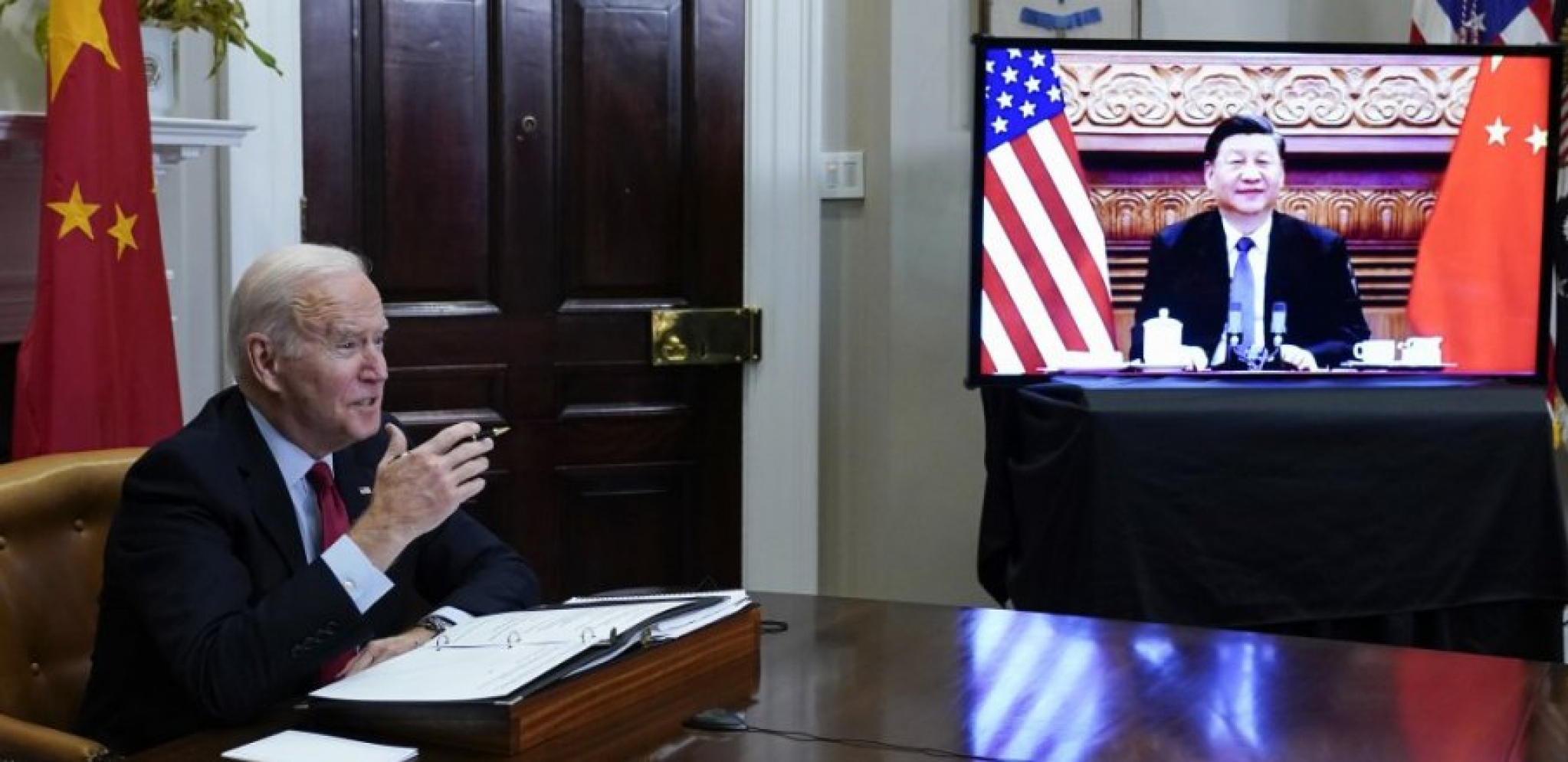 POČEO RAZGOVOR BAJDENA I SIJA Tema - sukob u Ukrajini