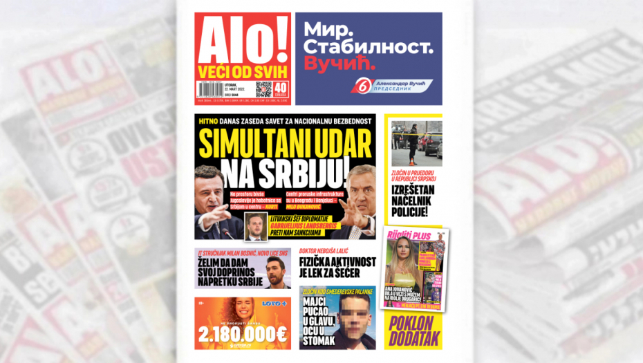 HITNO ZASEDA SAVET ZA NACIONALNU BEZBEDNOST U toku je simultani udar na Srbiju!