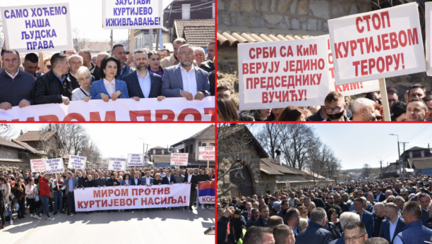 HILJADE SRBA IZAŠLO NA PROTESTE NA KOSOVU I METOHIJI Kurti, srušio si Briselski sporazum! Ne može da nas uplaši (FOTO/VIDEO)