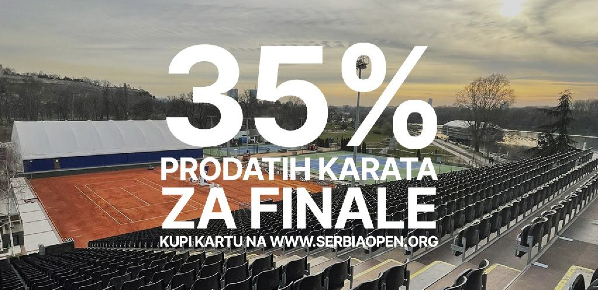 VELIKO INTERESOVANJE ZA KARTE SERBIA OPEN 2022 TURNIRA Prodato 35 odsto kapaciteta!