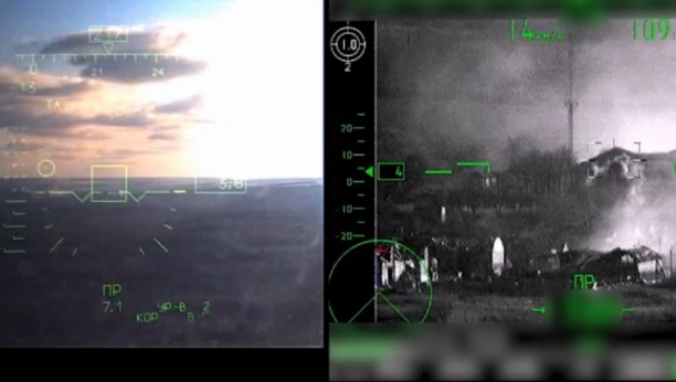 OBJAVLJEN SNIMAK IZ UGLA PILOTA Helikopteri Ka-52 raketama "Vihor" razorili komandu ukrajinske vojske (FOTO/VIDEO)