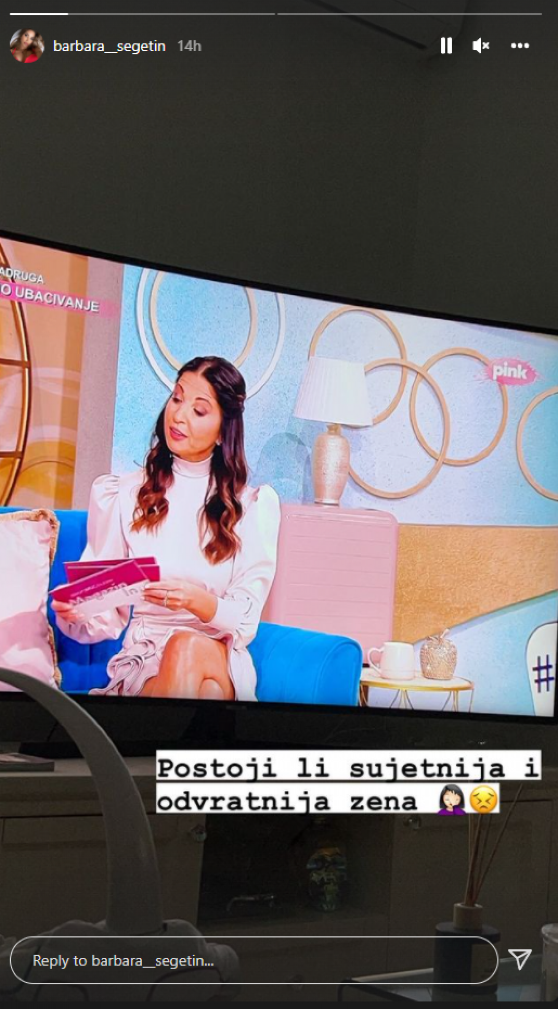 UDARILA NA SANJU MARINKOVIĆ! Žena tenisera podelila brutalno mišljenje na društvenim mrežama o voditeljki!