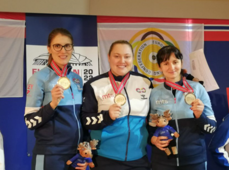 PETA MEDALJA ZA SRBIJU NA EP! Zlatno odličje za žensku ekipu u streljaštvu!