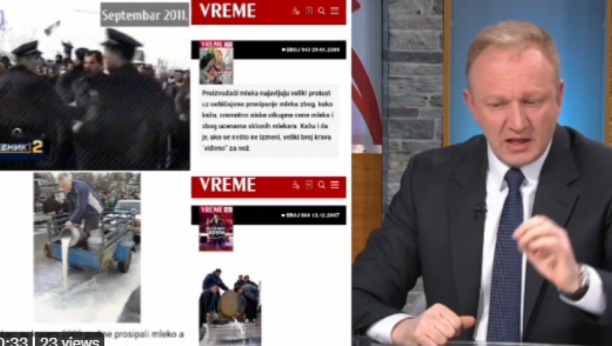 KAKO GA NIJE SRAMOTA? Đilas kaže da neće dozvoliti da se mleko uvozi, a seljaci za vreme njegove vlasti prosipali mleko po celoj Srbiji! (VIDEO)