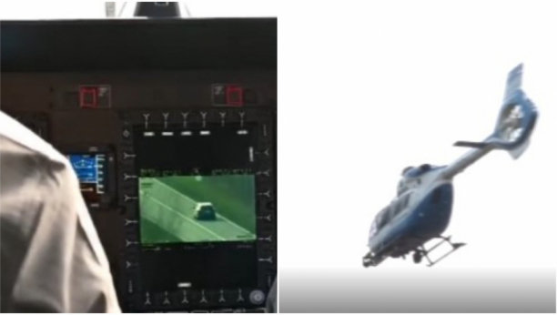 ŠTO STE KRŠILI, KRŠILI STE Evo šta se dešava kad vas u divljačkoj vožnji uhvati HELIKOPTER policije